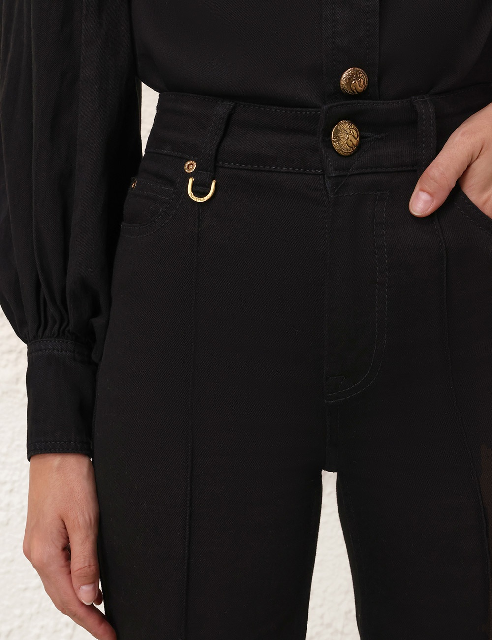 ILLUSTRATION WIDE LEG JEAN - 5
