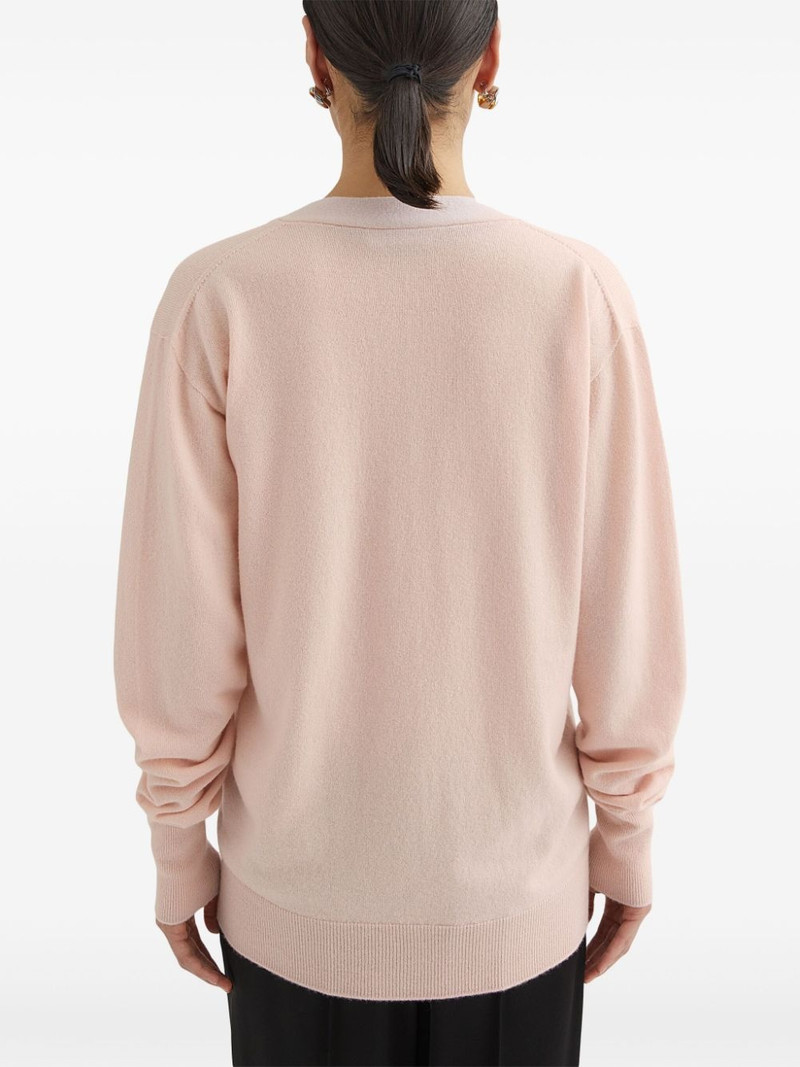 cashmere V-neck cardigan 4