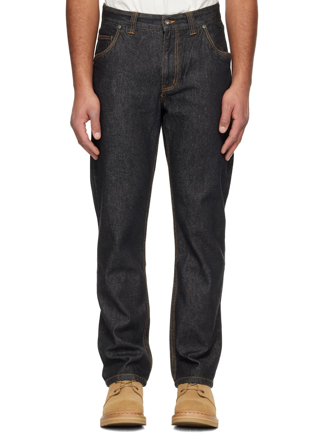 Black Straight Jeans - 1