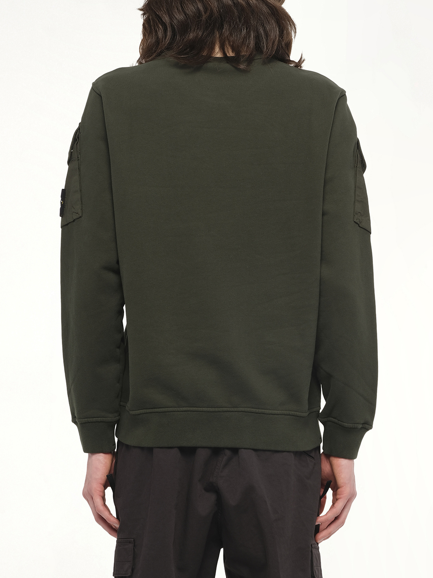 610000 Cotton Fleece Sweatshirt in Juniper - 6