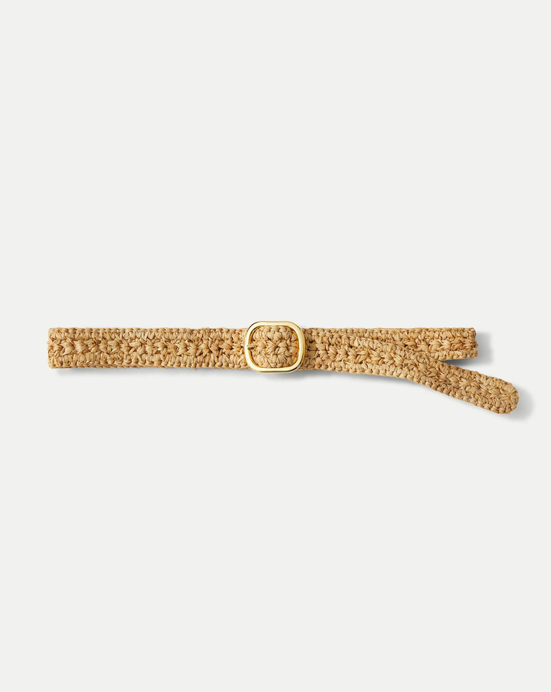 LOOP RAFFIA BELT 1