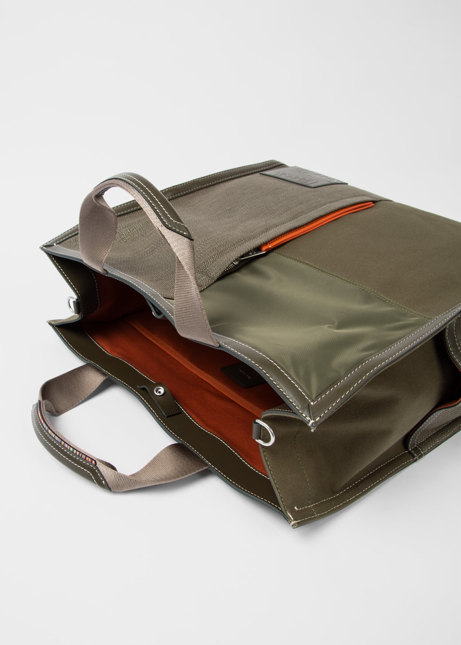 Mixed-Canvas Tote Bag - 6