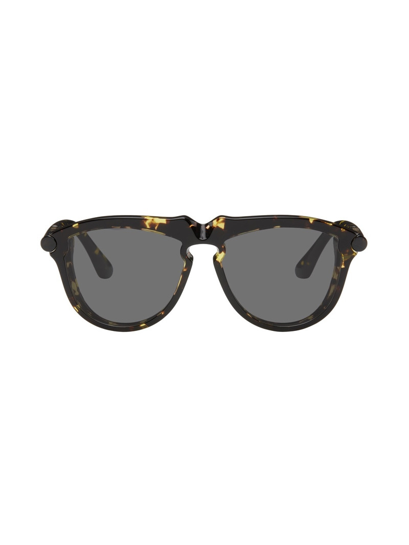 Brown Tubular Sunglasses 1