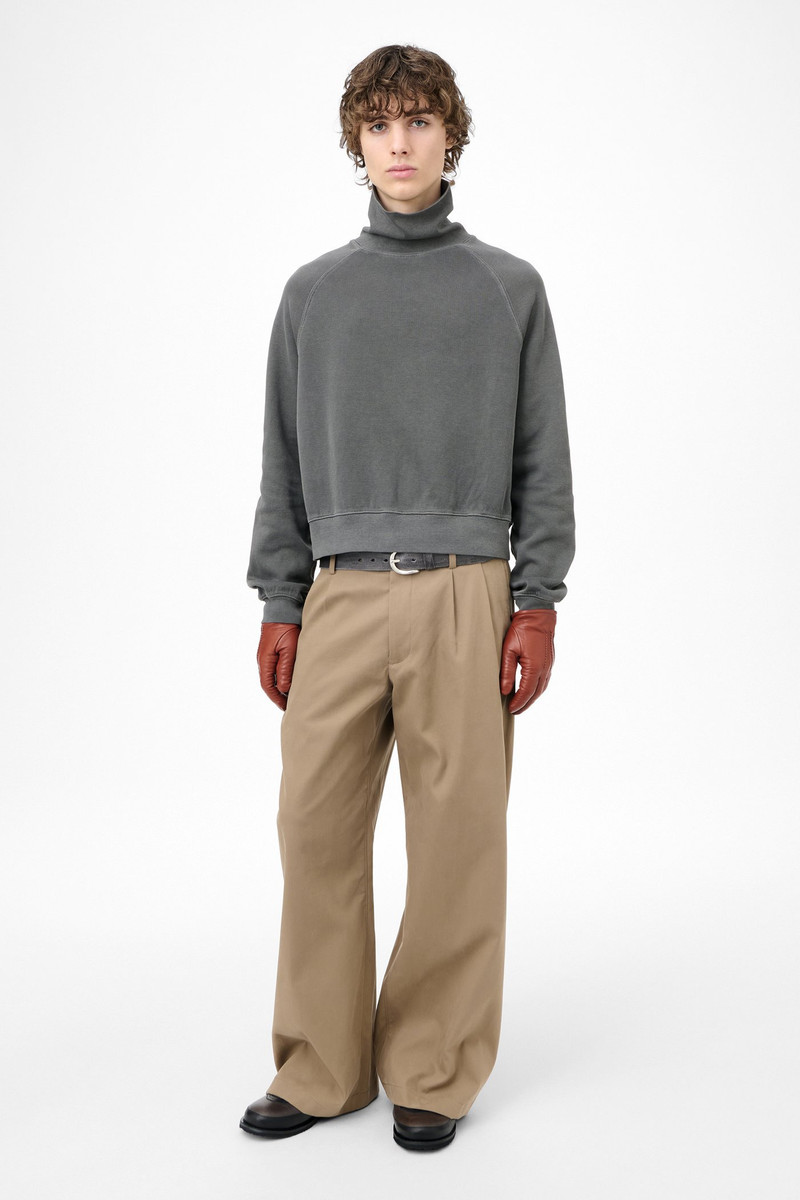 Our Legacy Scholar Rollneck Worn Black Athletic Rib outlook