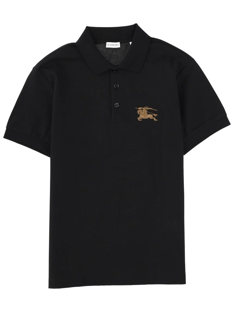 COTTON POLO SHIRT WITH LOGO - 1