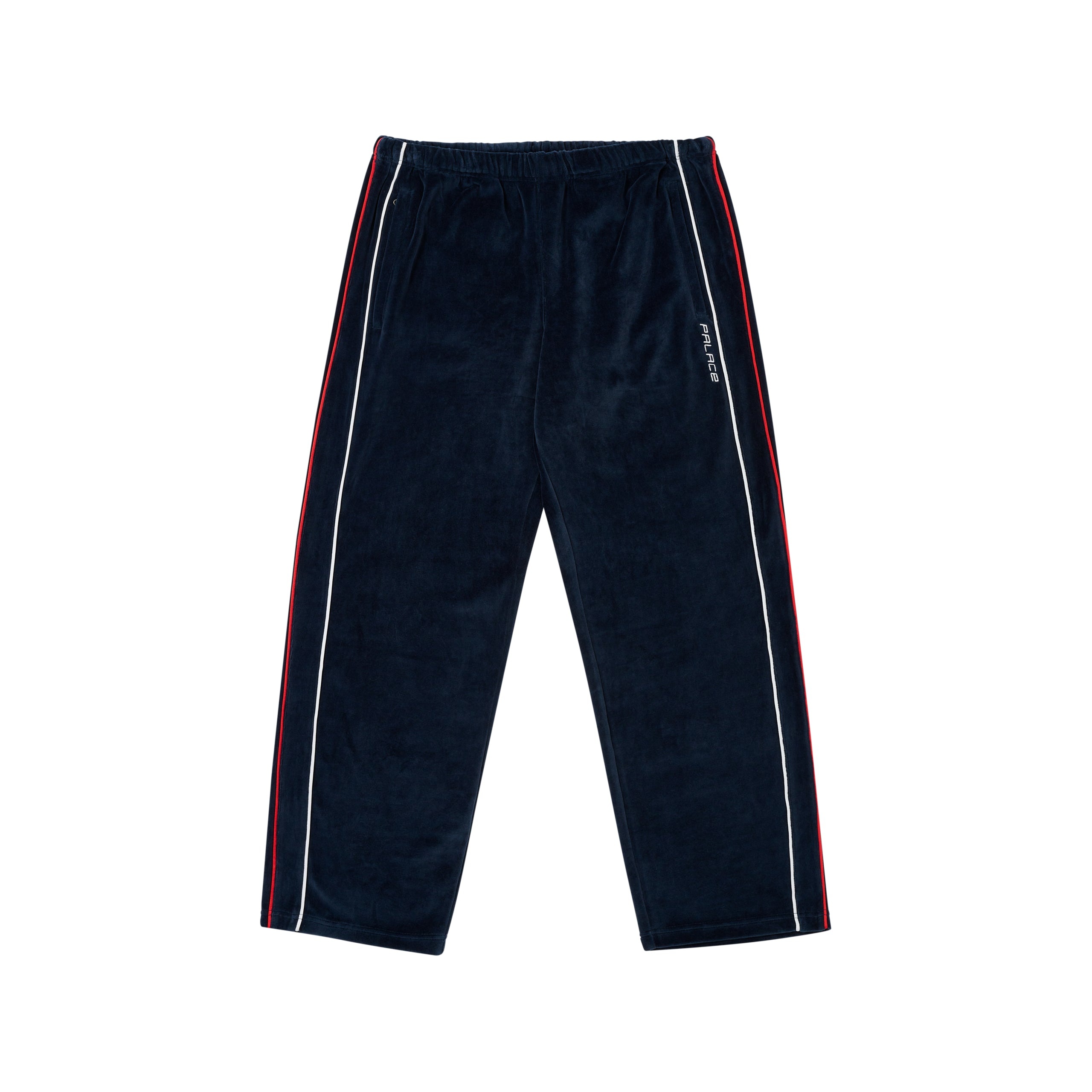 PIPED VELOUR JOGGER NAVY - 1