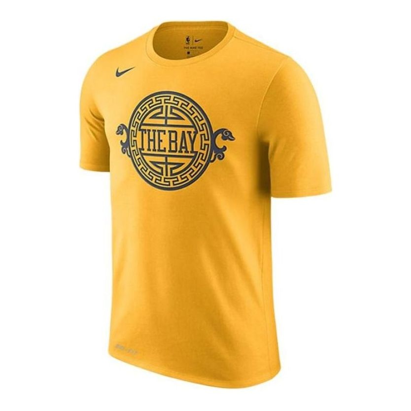 Nike Golden State Warriors City Edition Dry Tee 'Yellow' AA6703-739 - 1