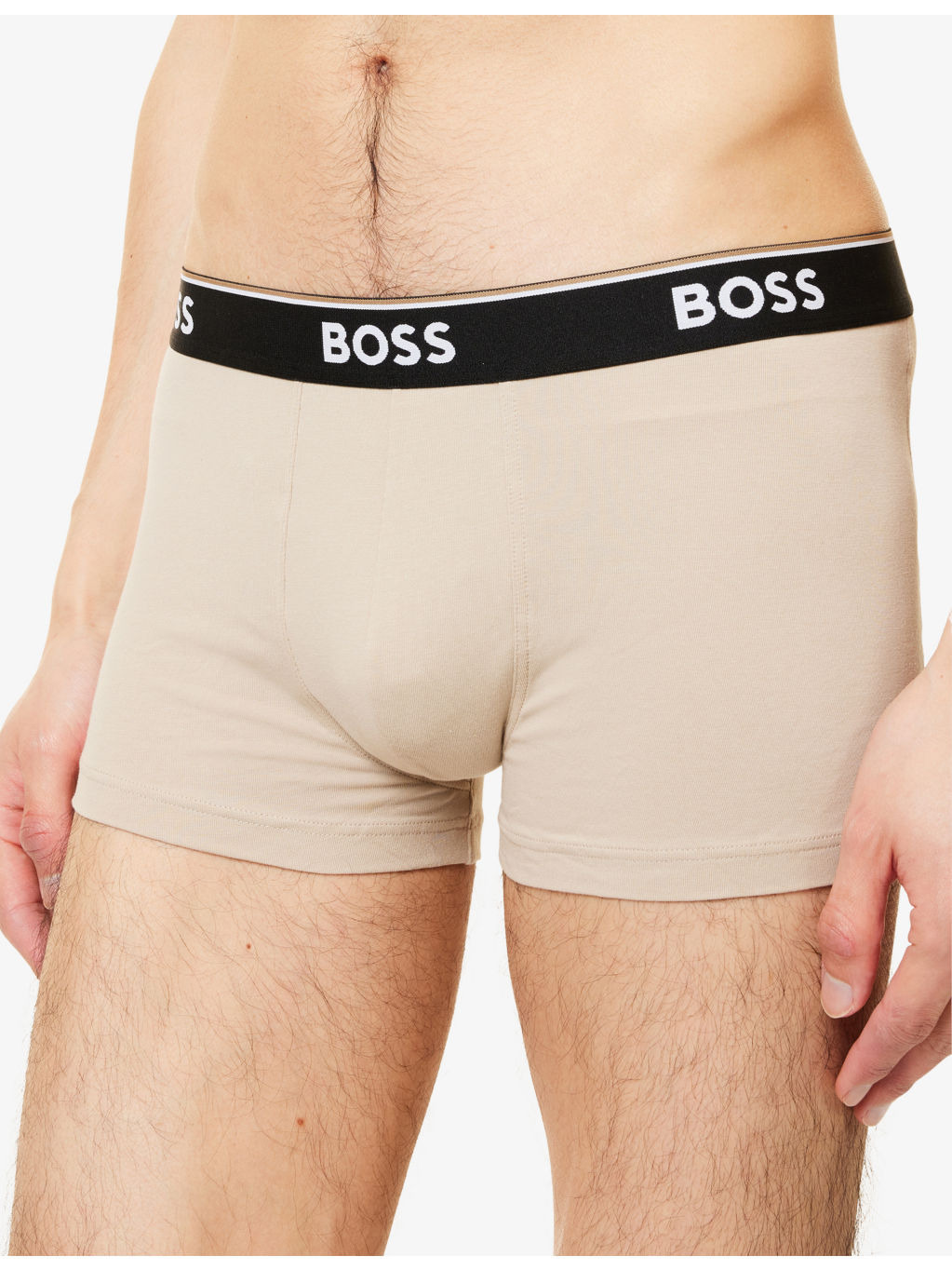 Power Logo-Waistband Stretch-Woven Trunks - 4