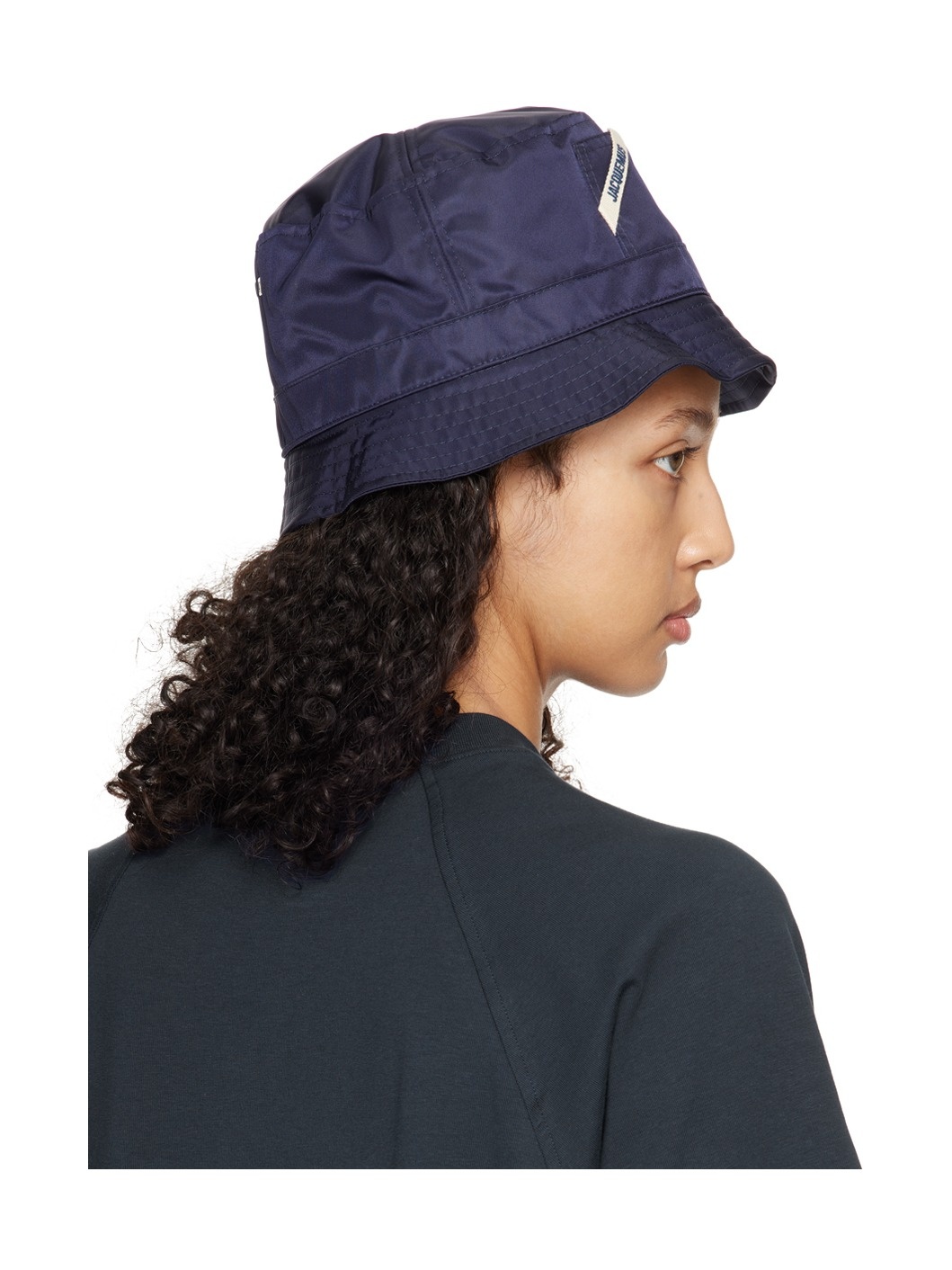 Navy 'Le bob Ovalie' Bucket Hat - 3