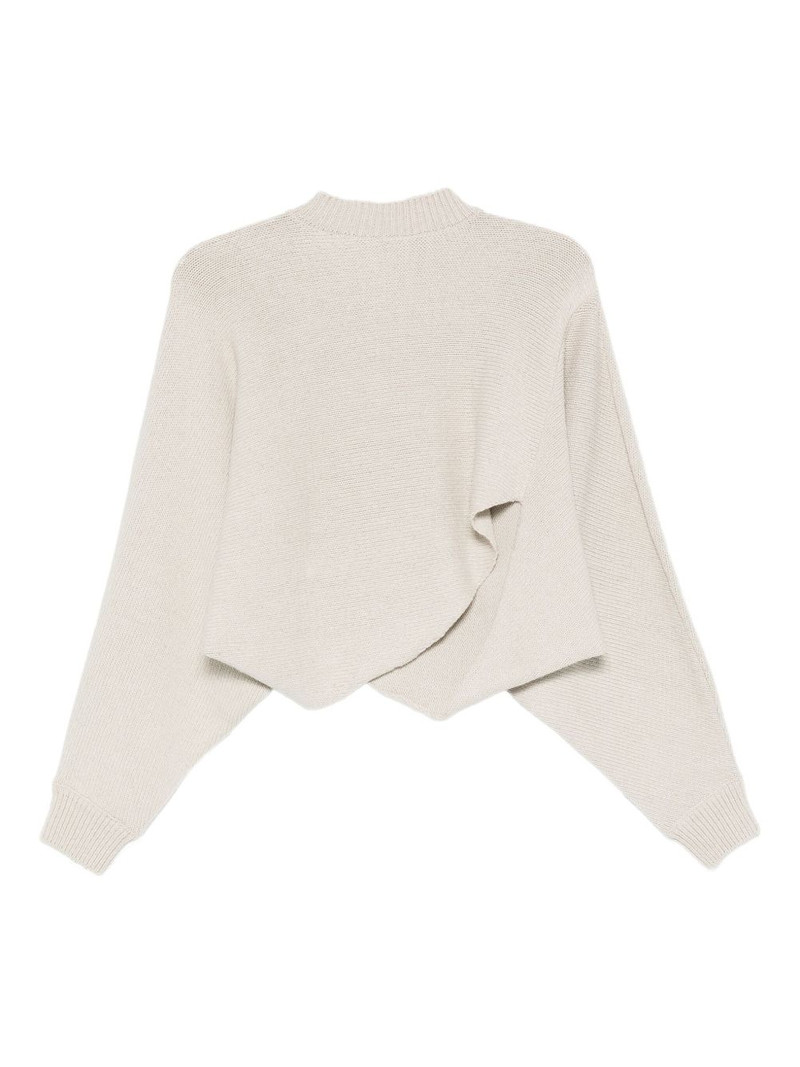 Alaïa asymmetric sweater outlook