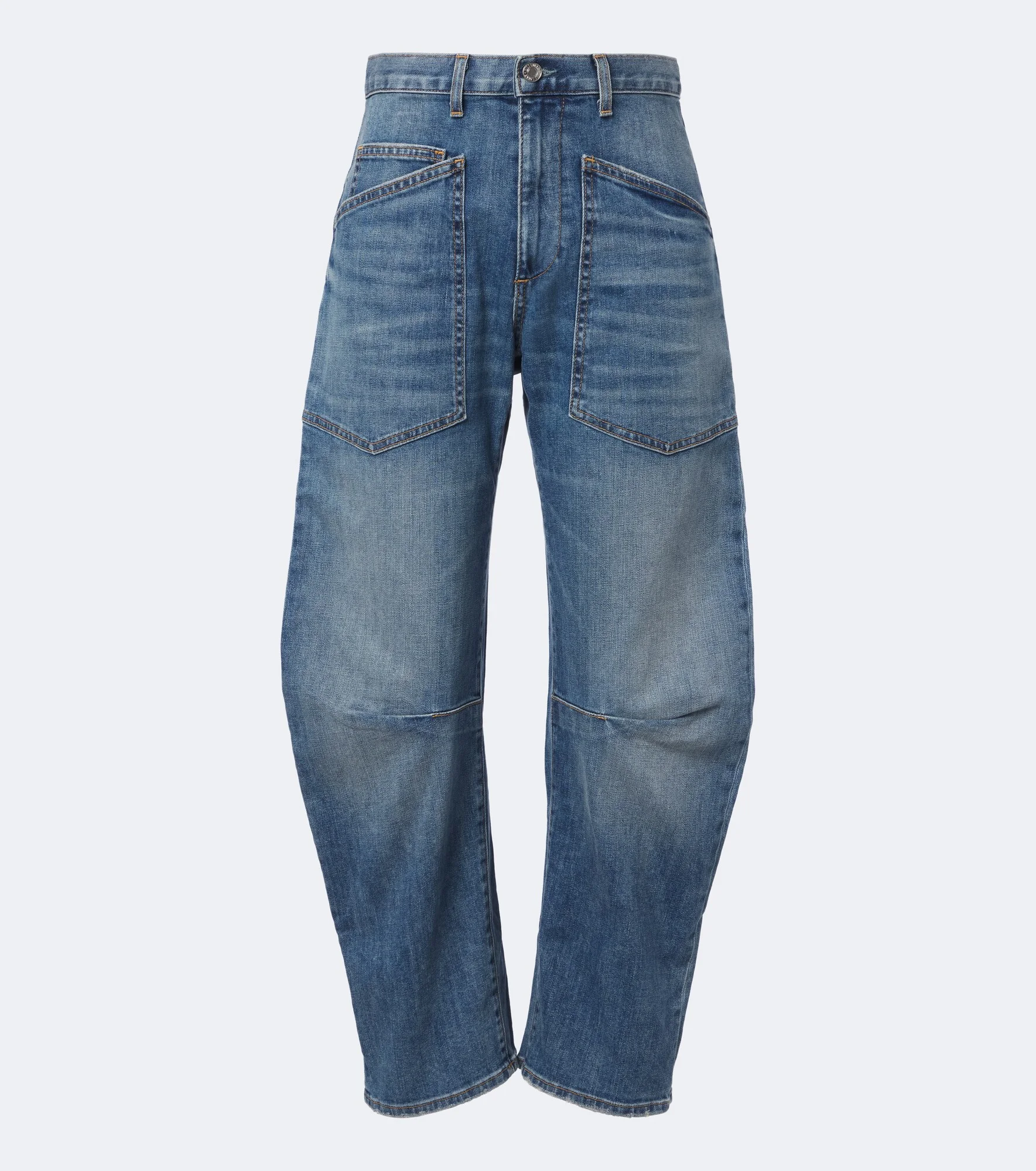 Shon barrel-leg jeans - 1