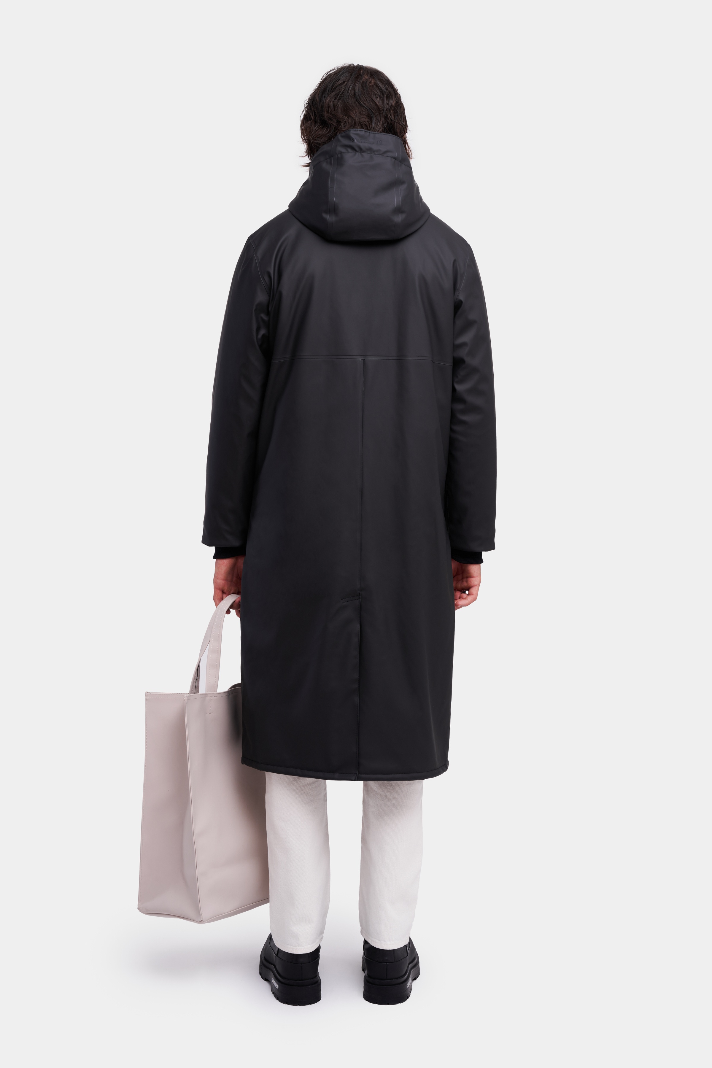 Stockholm Long Winter Jacket Black - 4