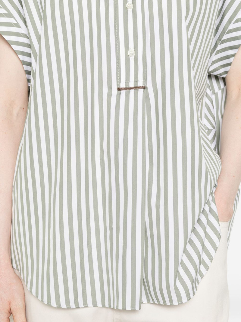 striped-pattern polo top 5