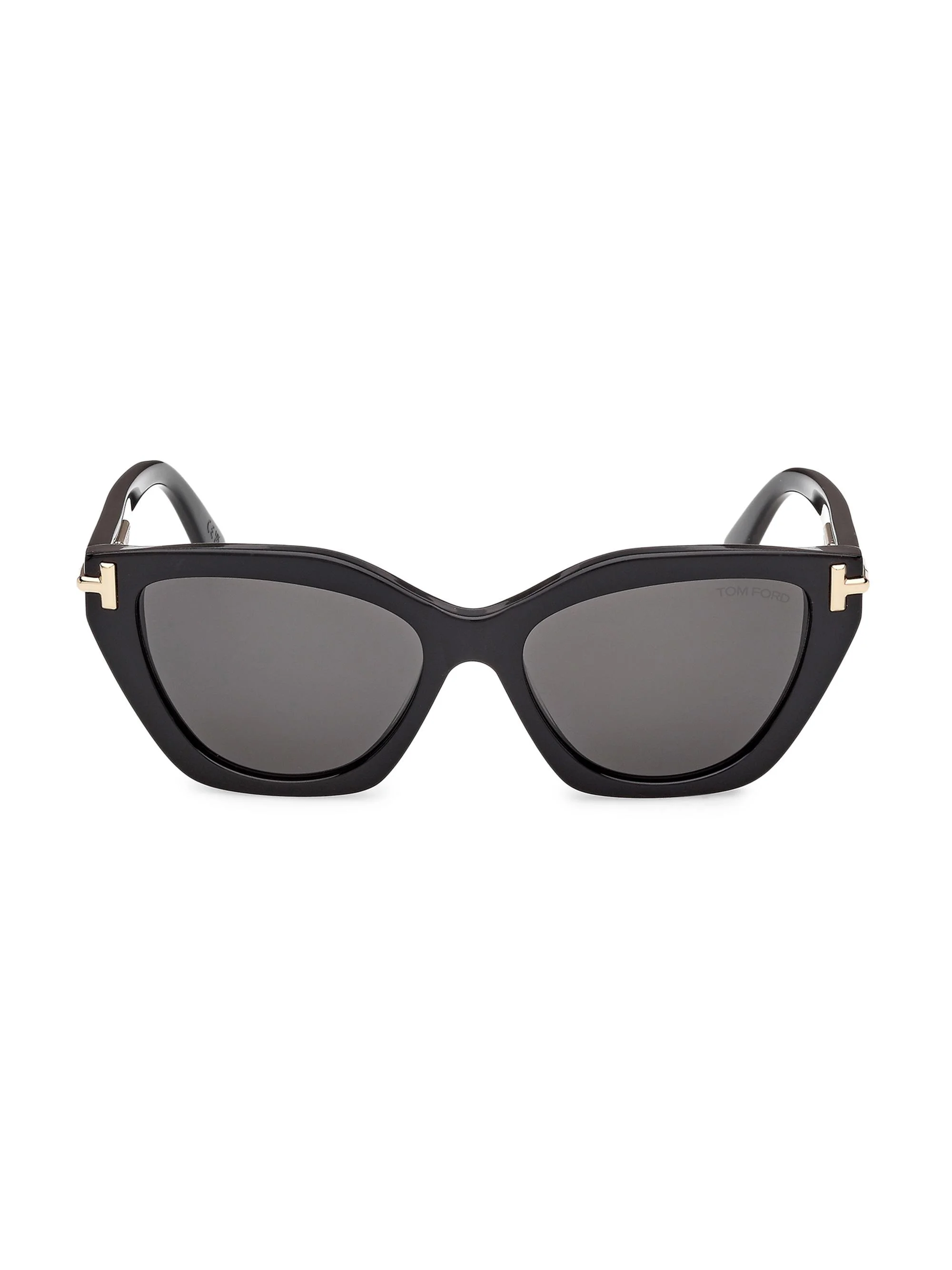 Women's 55MM Cat-Eye Sunglasses - Black - 1