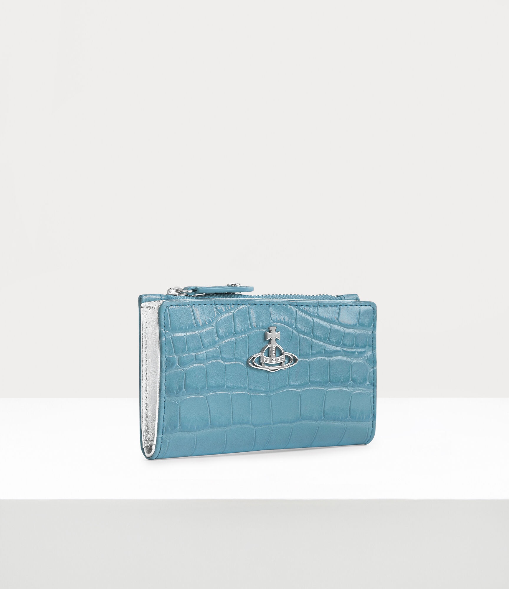 CROCODILE SLIM FLAP CARD HOLDER - 2