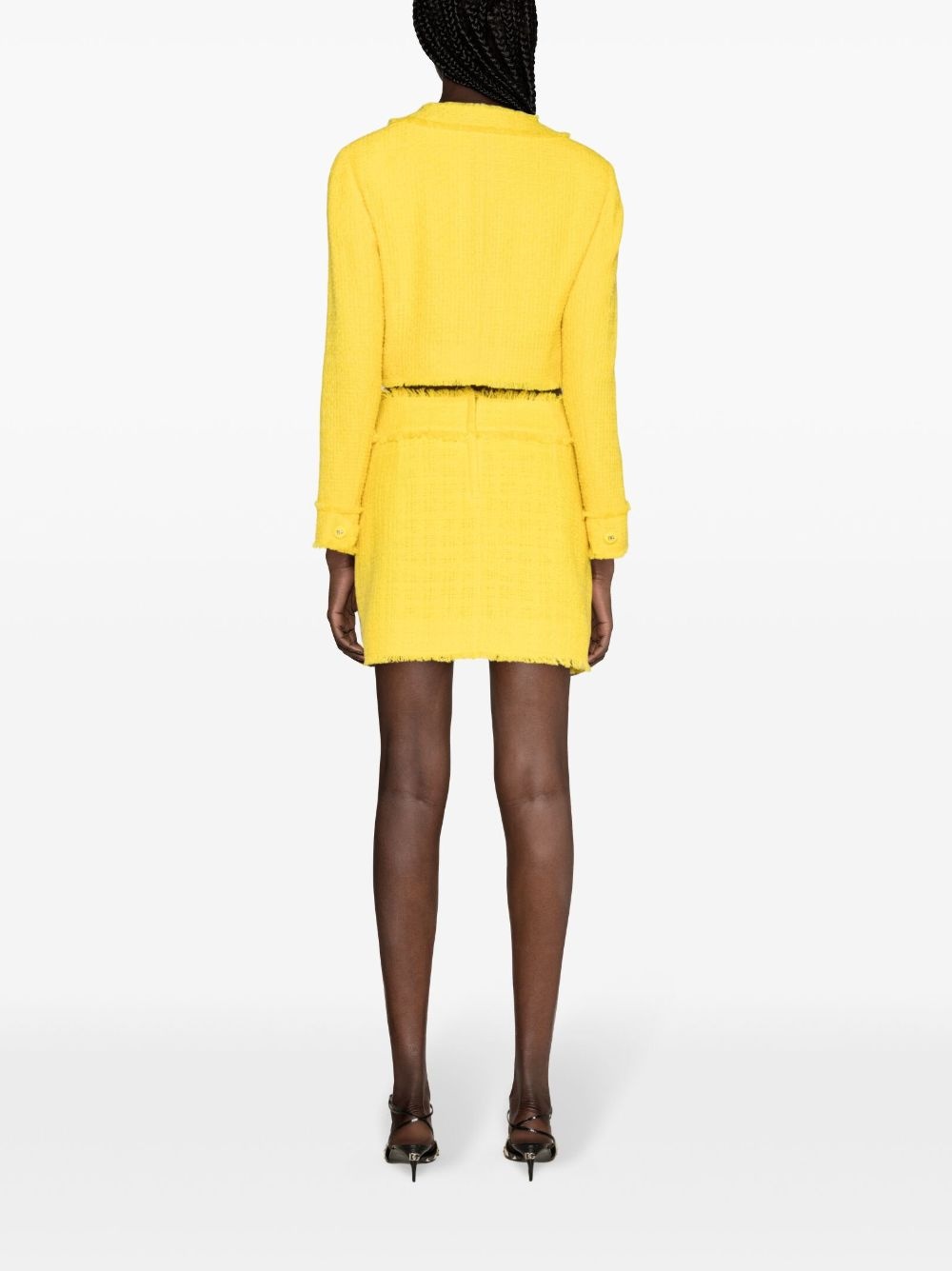 tweed A-line miniskirt - 4