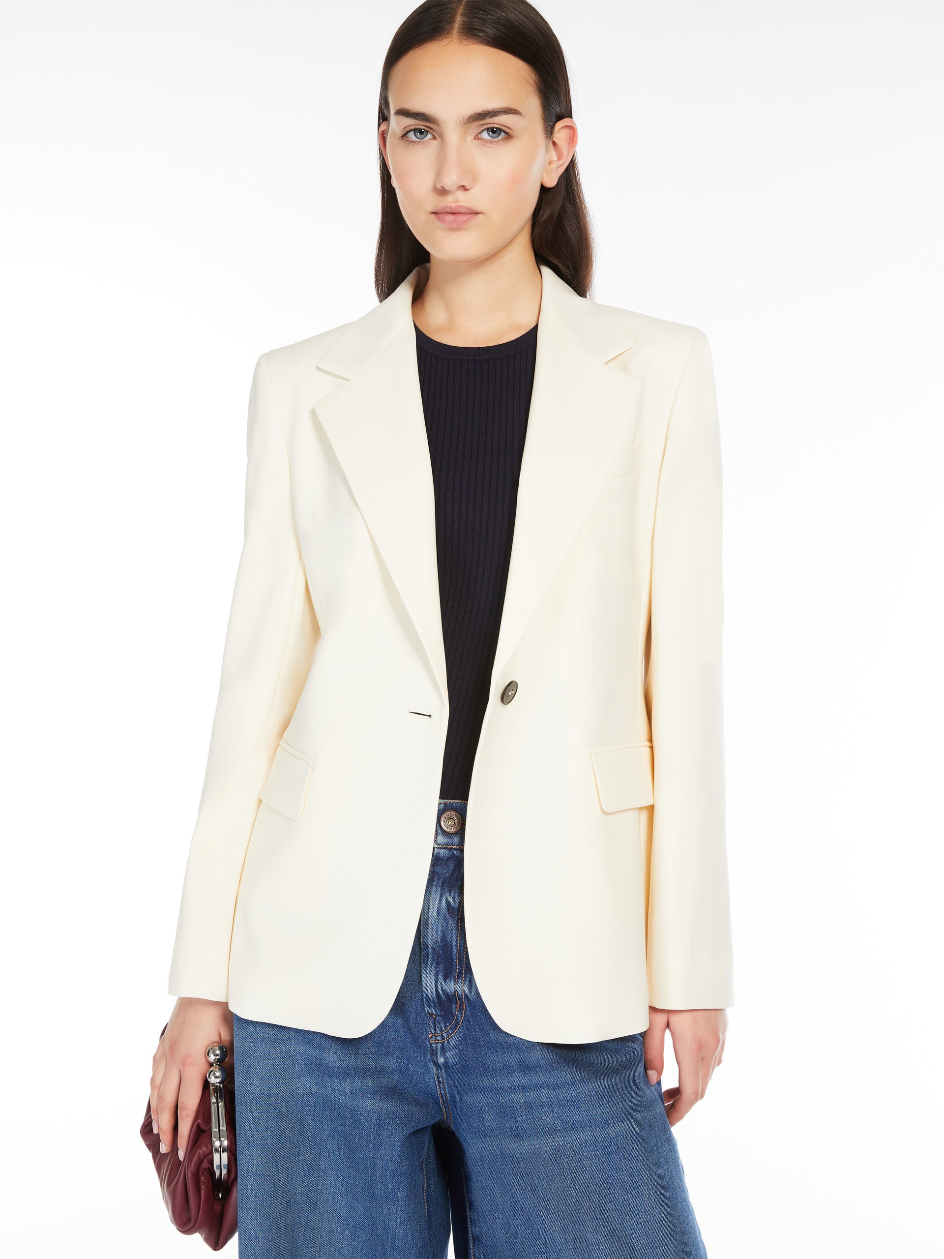 LAMINE Natural stretch wool blazer - 5