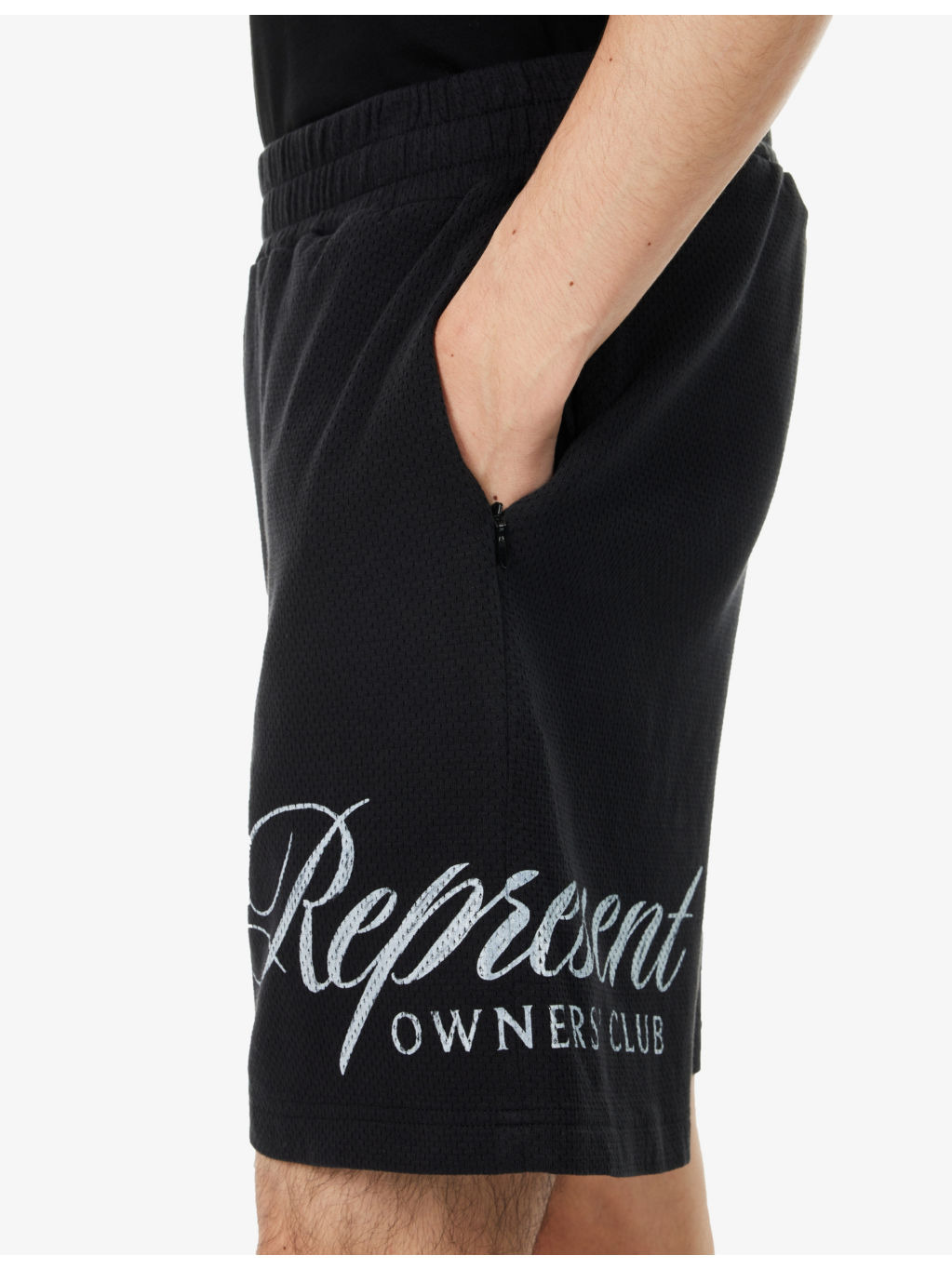 Owners Club Script two-slip-pockets regular-fit cotton-jersey shorts - 5