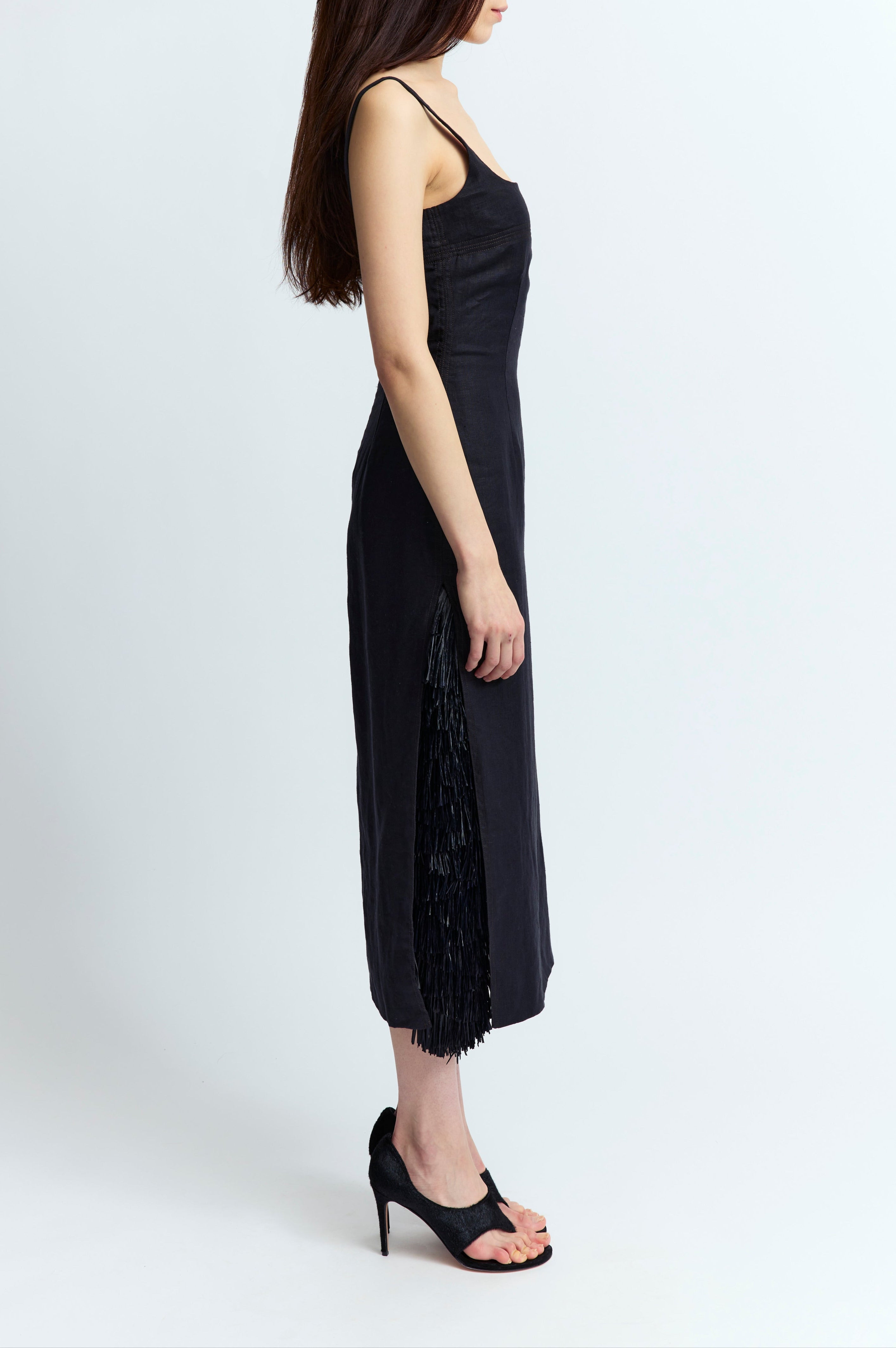 SANTINA DRESS IN LINEN - 3