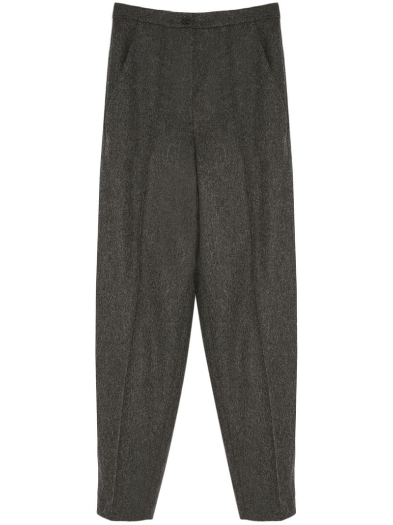 flannel tailored trousers 1