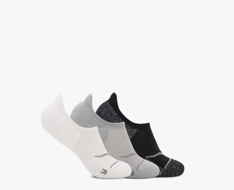 Invisible Sock 3-Pack in Wht/Stellar Grey/Black - 1