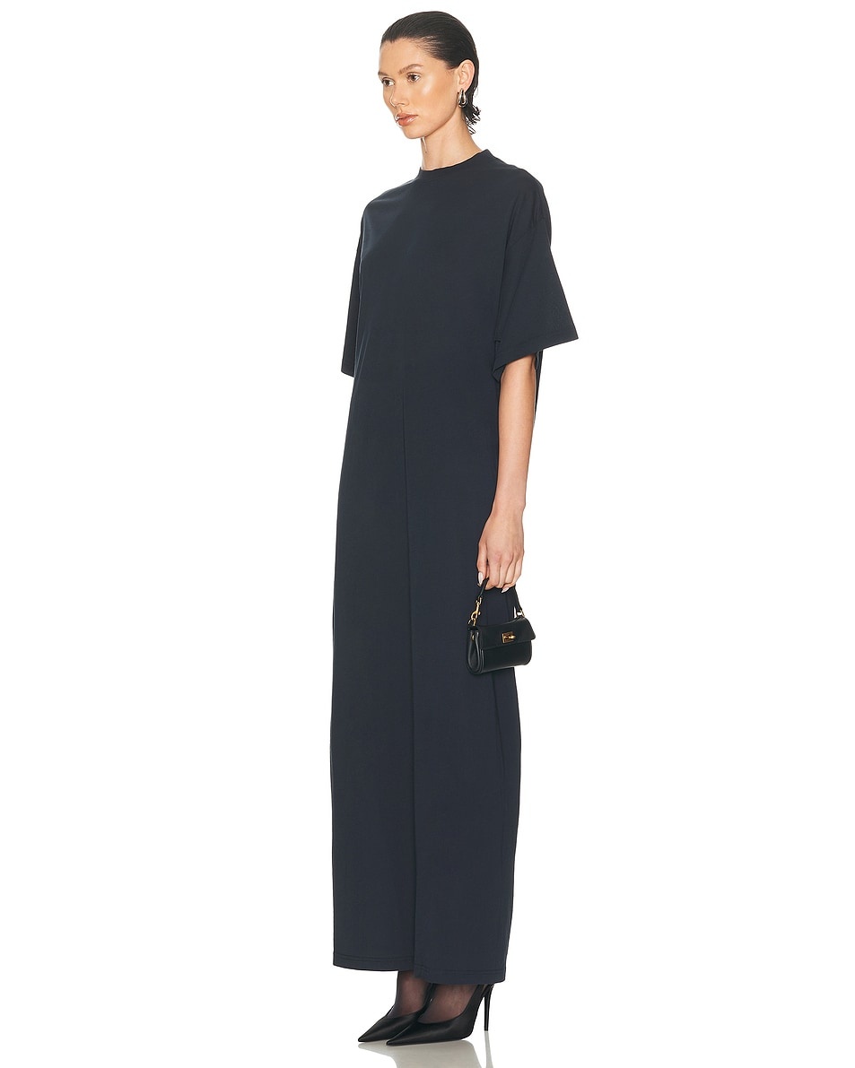 BALENCIAGA Cocoon short-sleeve maxi dress | REVERSIBLE