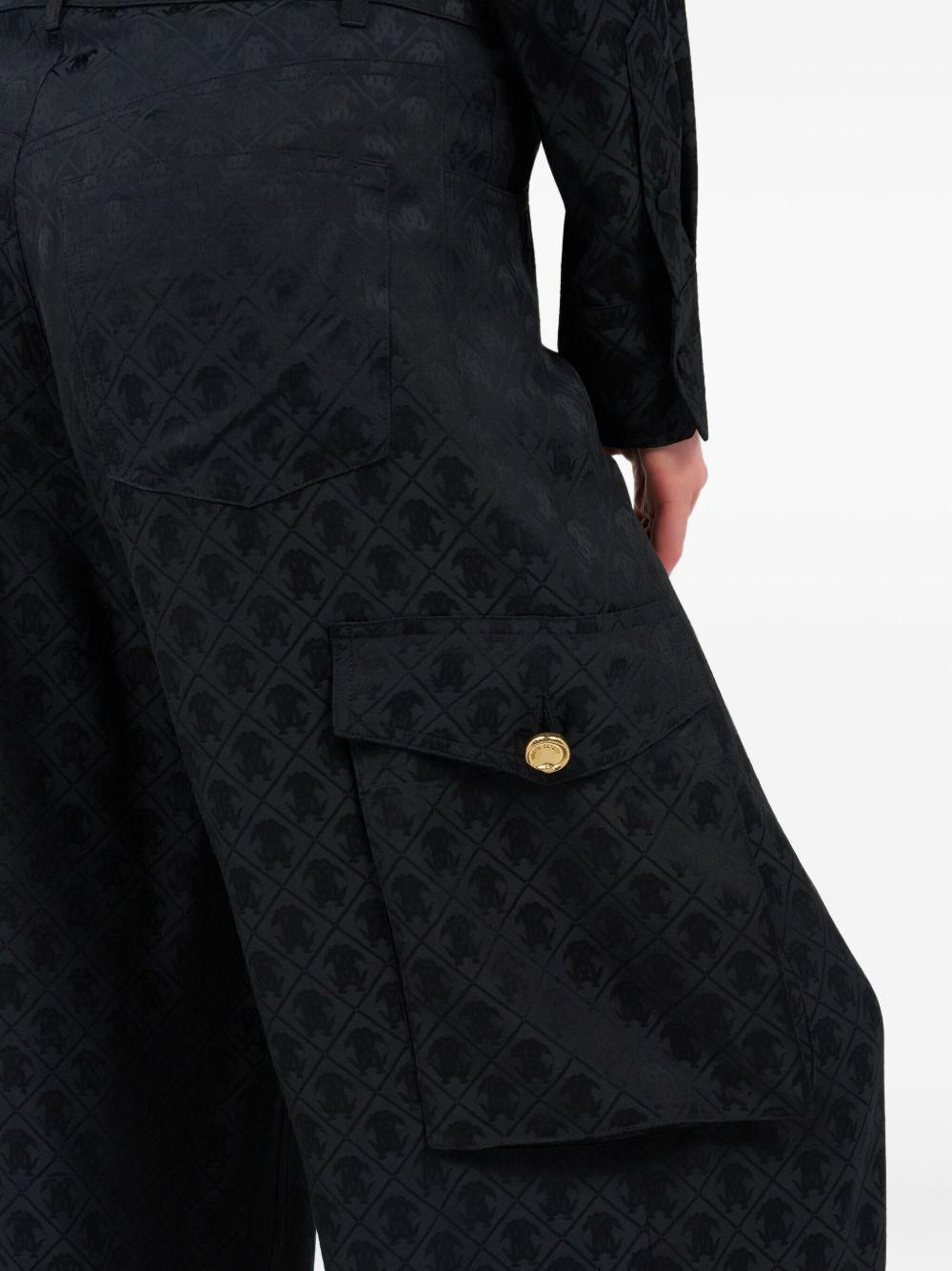 monogram trousers - 5