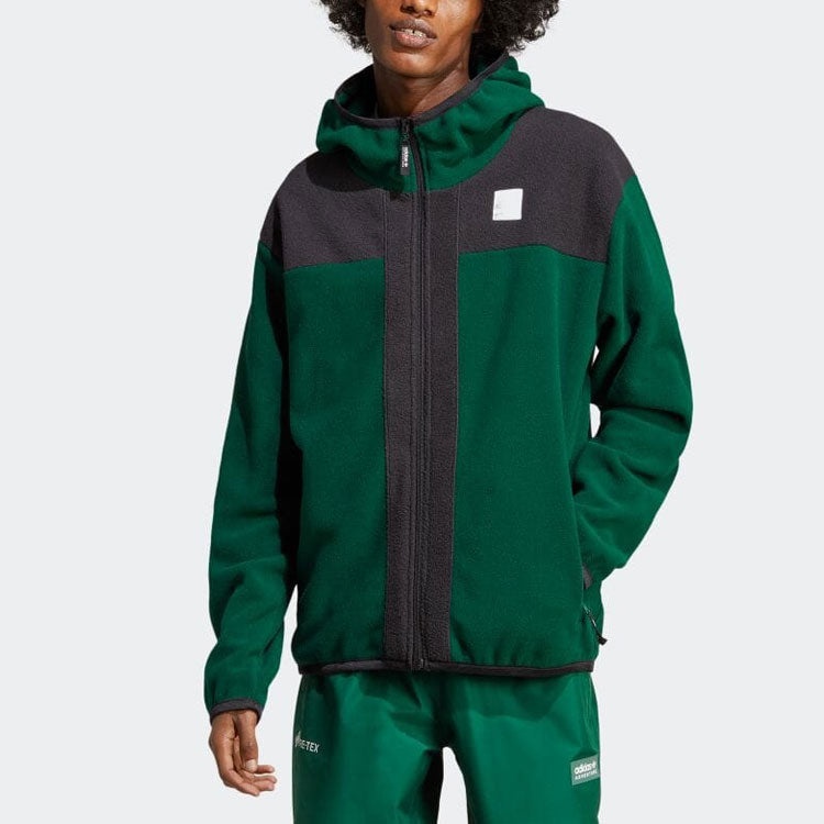 adidas Adventure FC Full Zip Polar Fleece Hoodie 'Green' IC2340 - 3