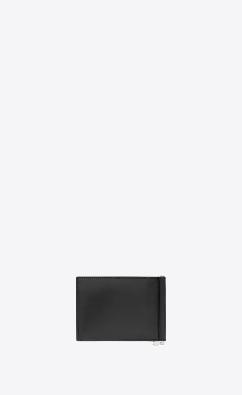 cassandre bill clip wallet in smooth leather 2