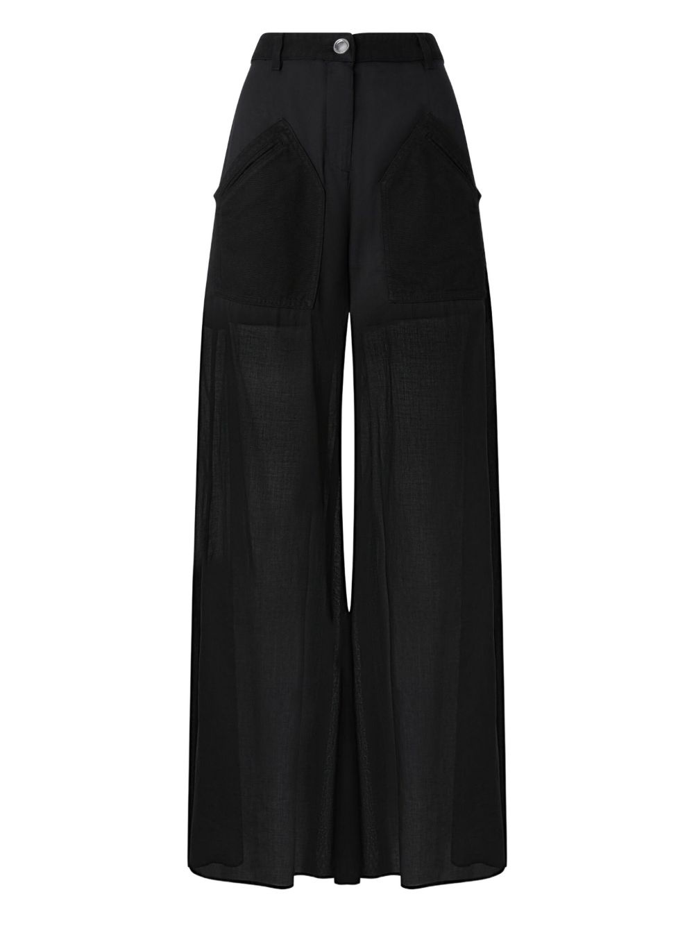 wide-leg utility trousers - 2
