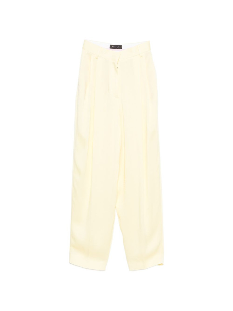 pleated tapered trousers 1