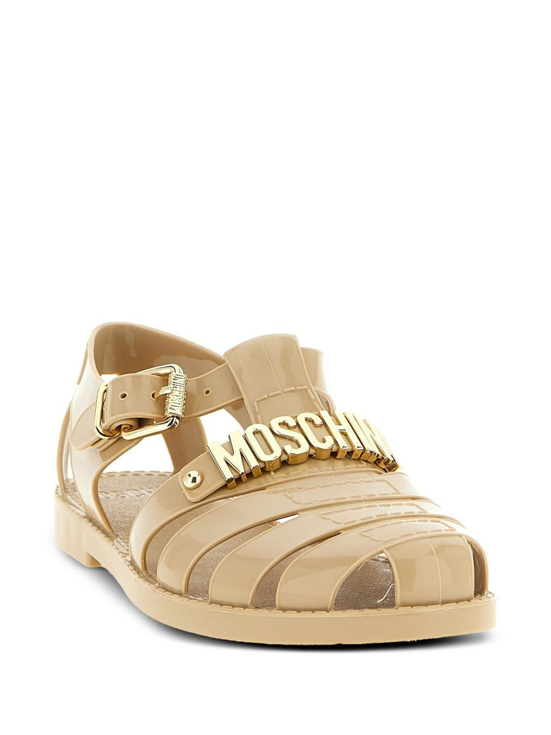 Moschino buckle logo-detail sandals outlook