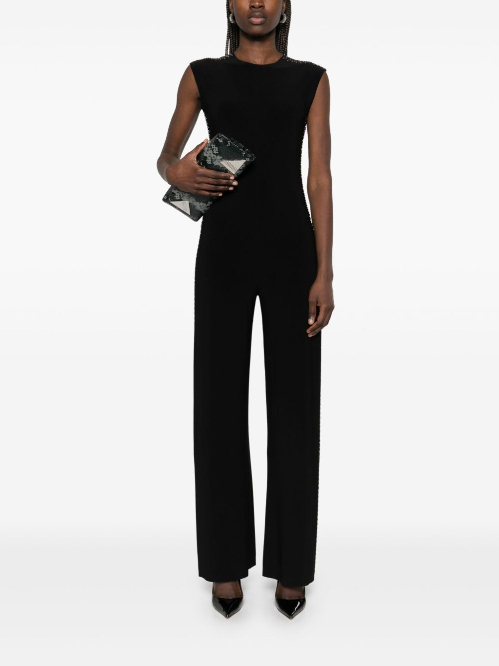 stud-embellished jumpsuit - 2