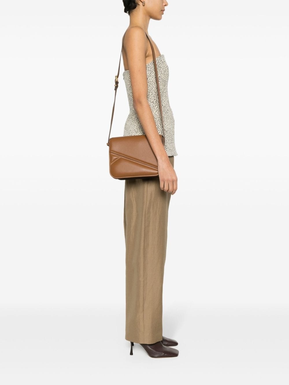 Oscar Trunk leather cross body bag - 2