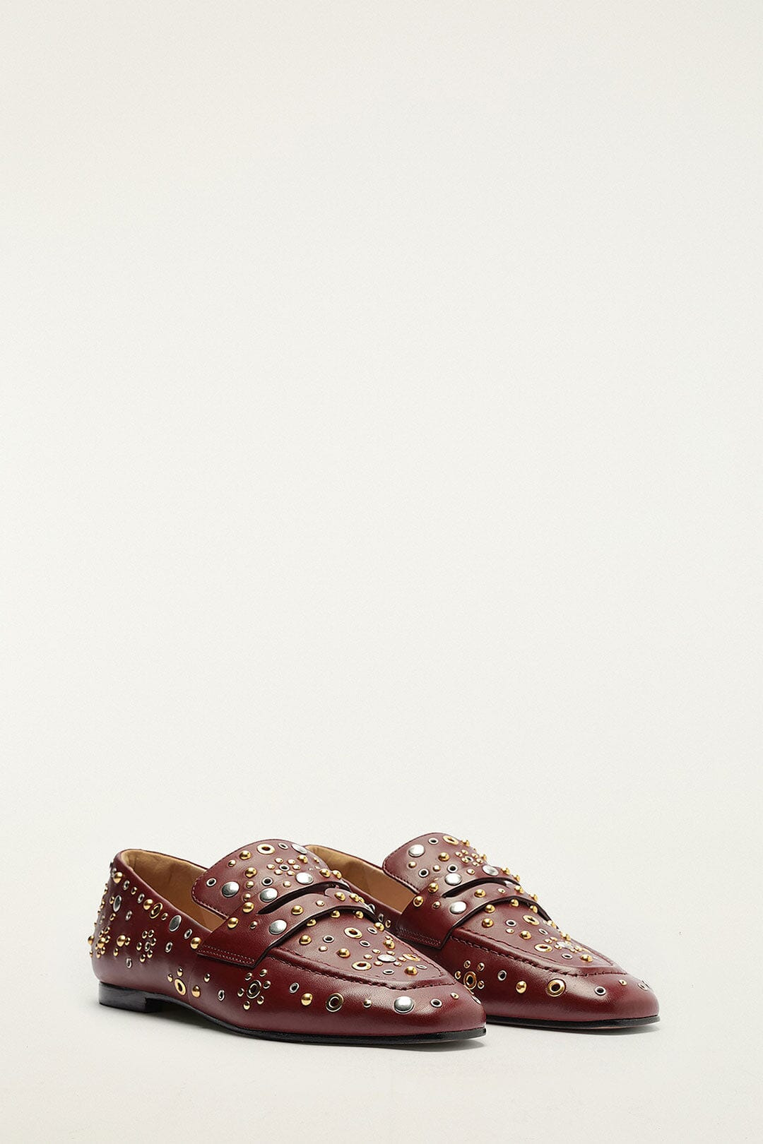 Marsala Studded Loafer - 2