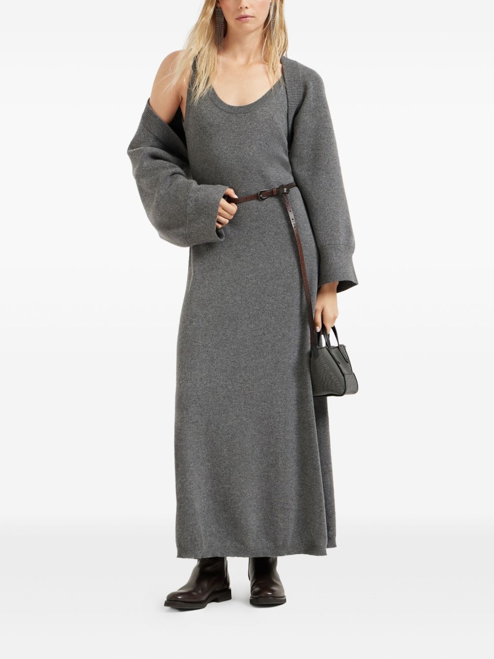 cropped cardigan - 2