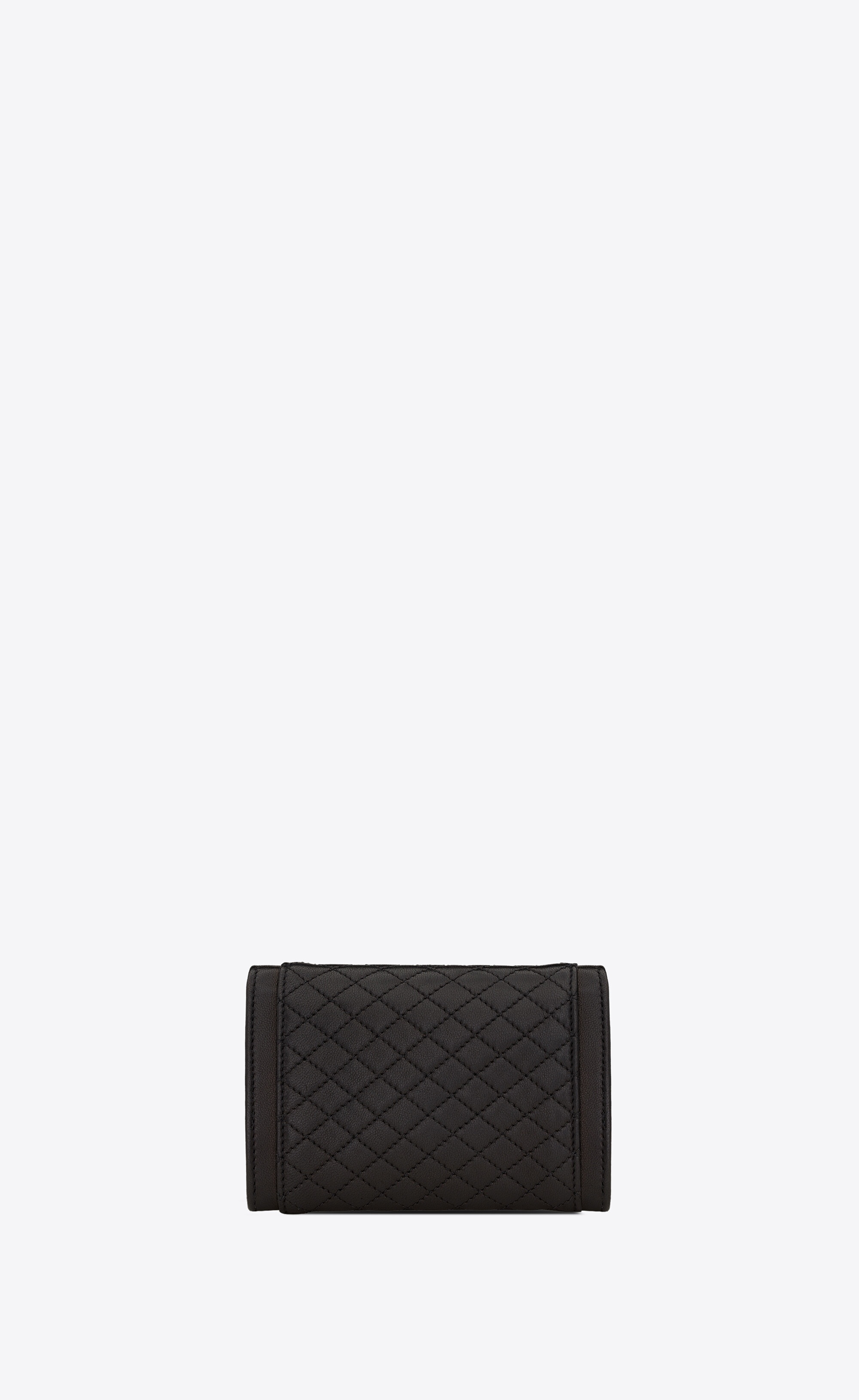 gaby small envelope wallet in quilted lambskin - 2