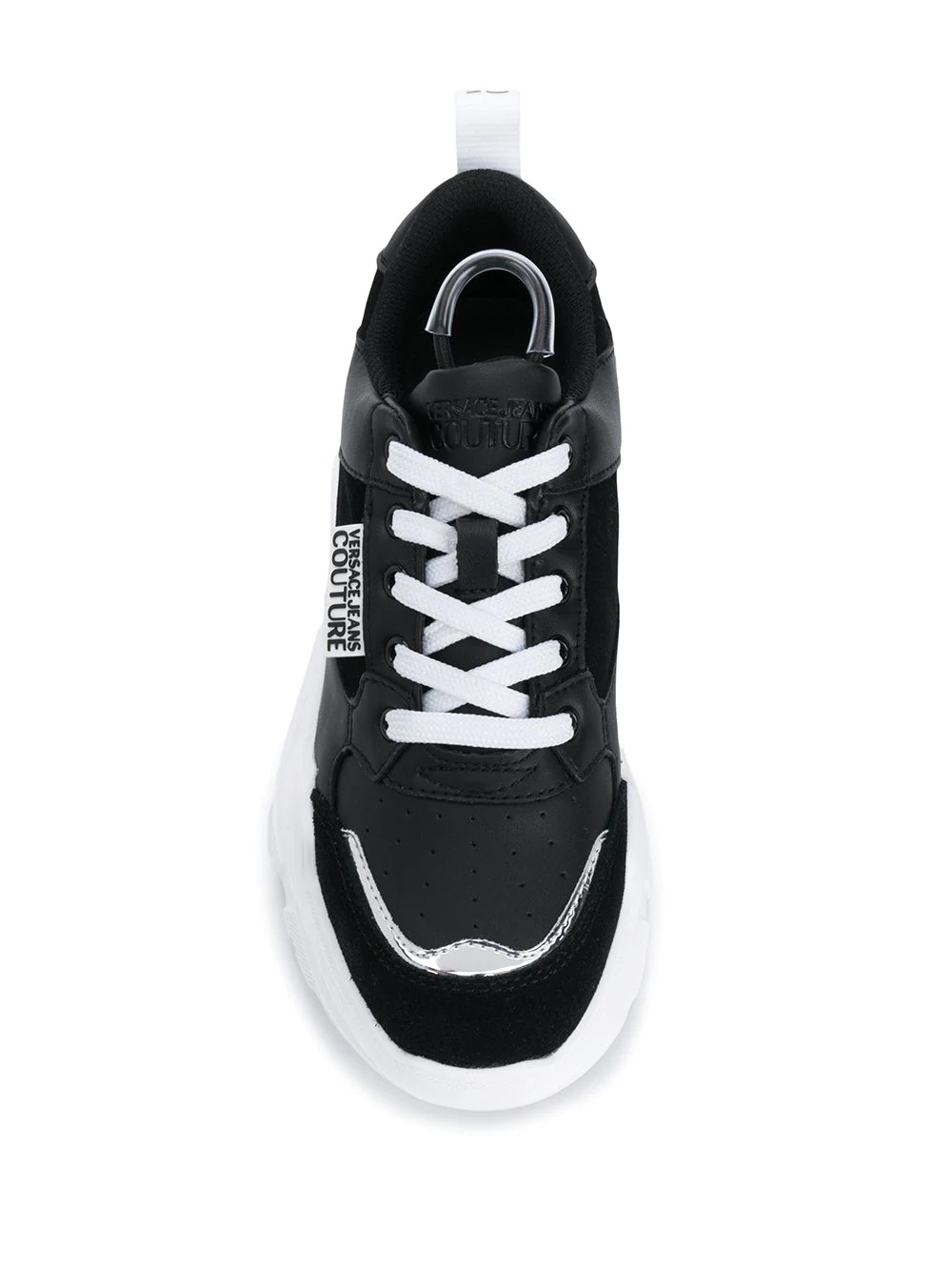 logo patch sneakers - 4