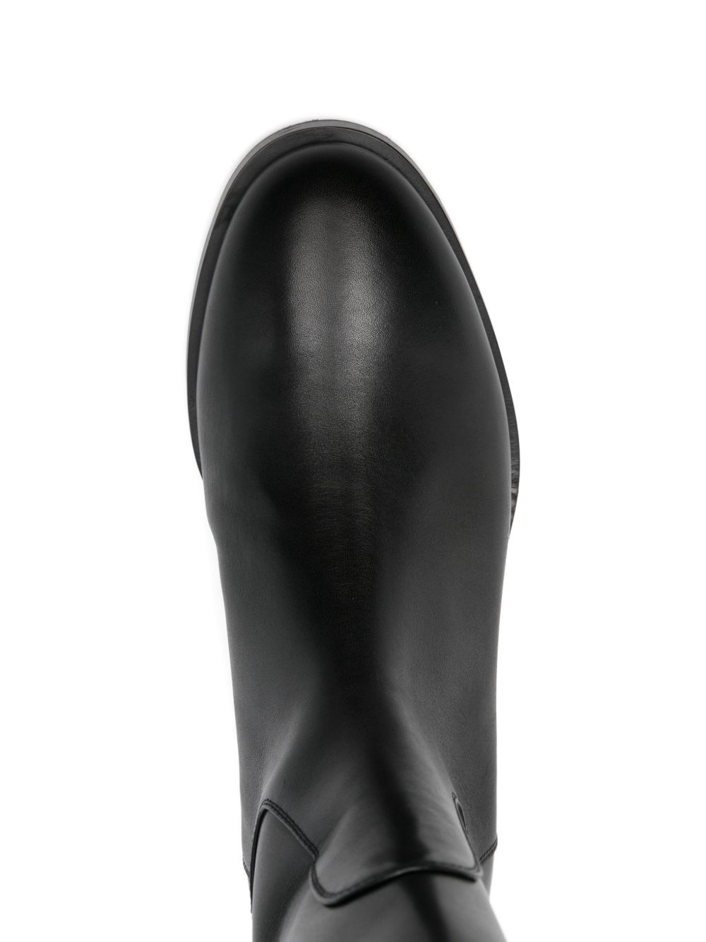 zip-detailng leather boots - 4