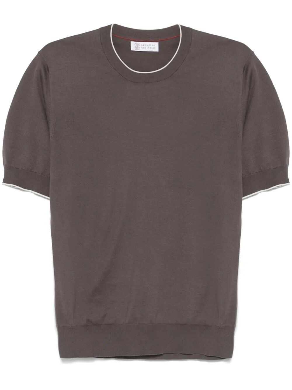 Tシャツ・カットソー Brunello Cucinelli Short Sleeve Crew-Neck Sweater Brunello Cucinelli Short Sleeve Crew-Neck Sweater