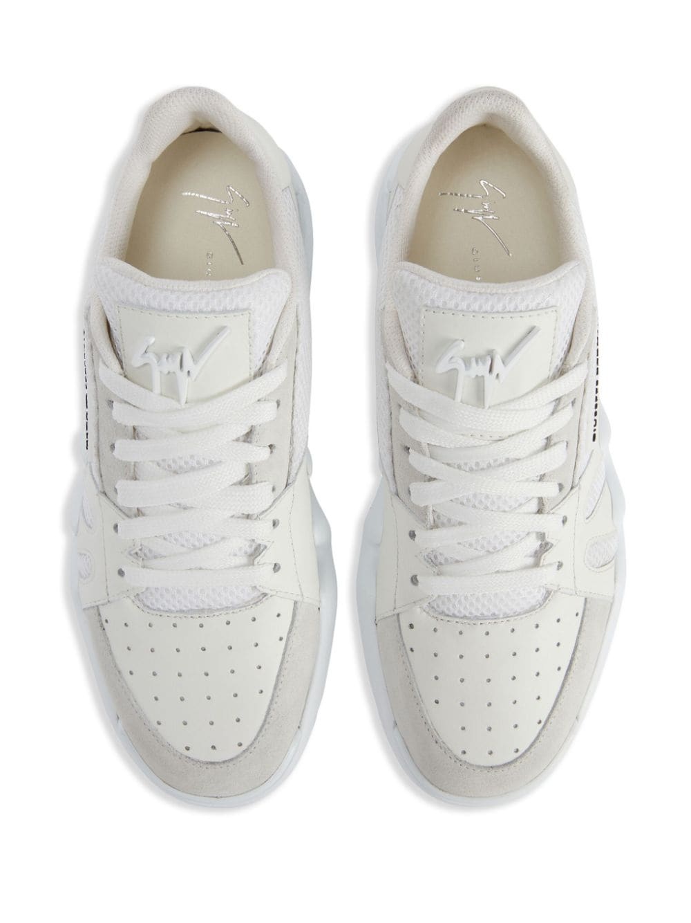 Talon logo-lettering sneakers - 4