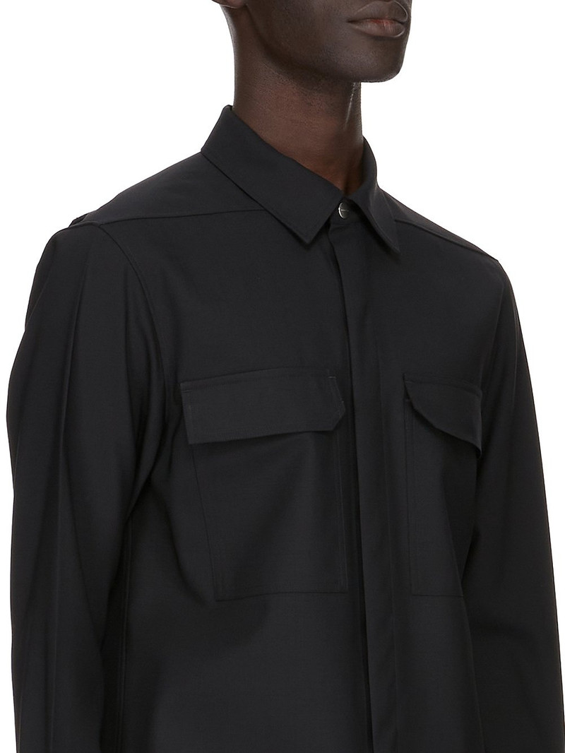 flap-pockets coated shirt 4