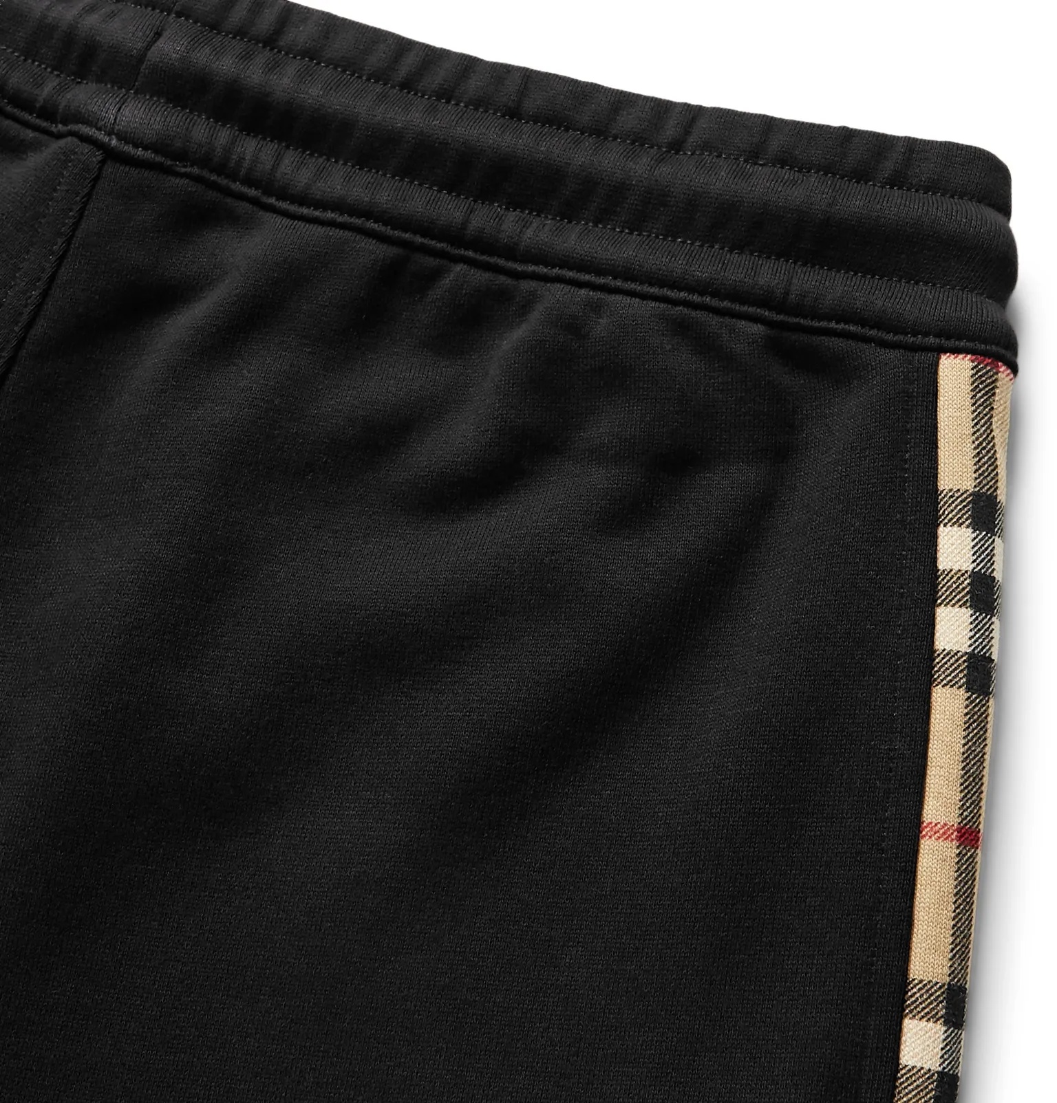 Tapered Checked Loopback Cotton-Jersey Sweatpants - 5