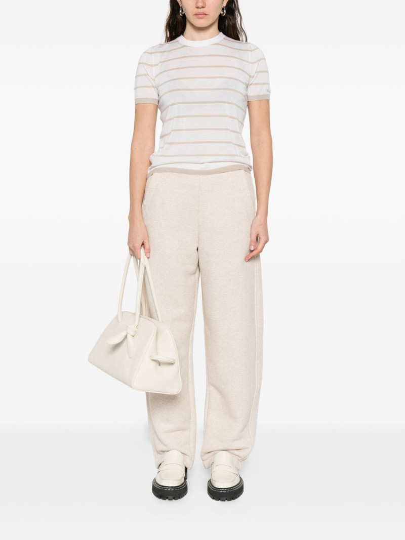 Max Mara textured elasticated-waist trousers outlook