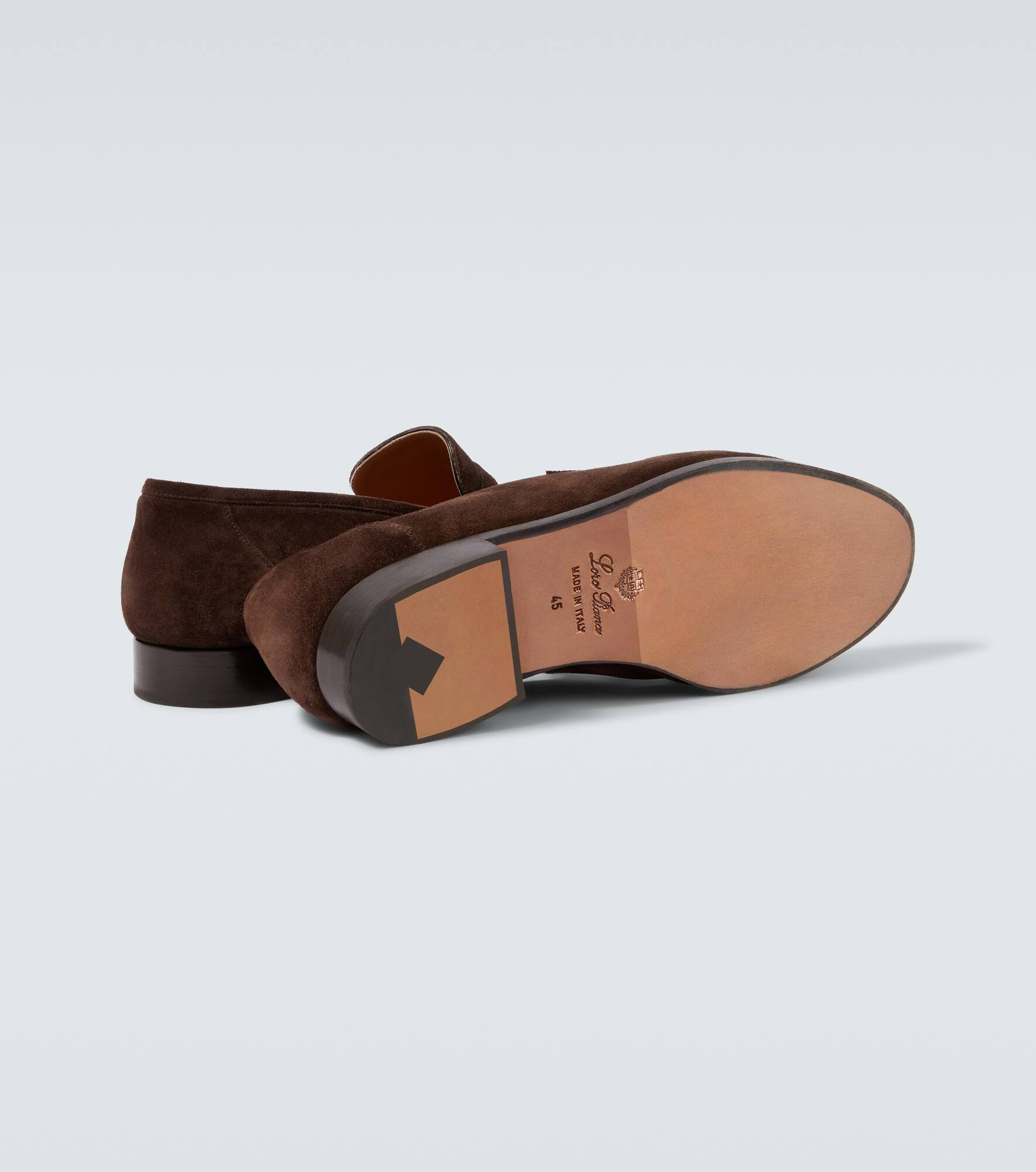 Sergio suede penny loafers - 7