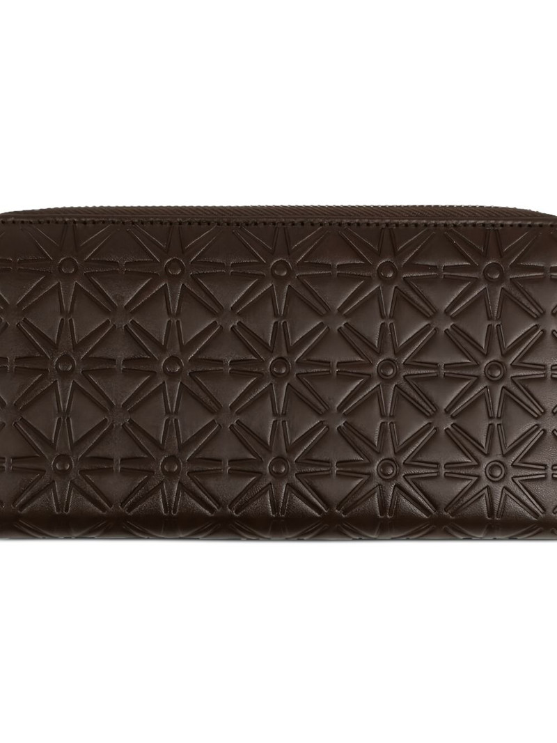 Comme Des Garçons monogram-pattern leather wallet outlook