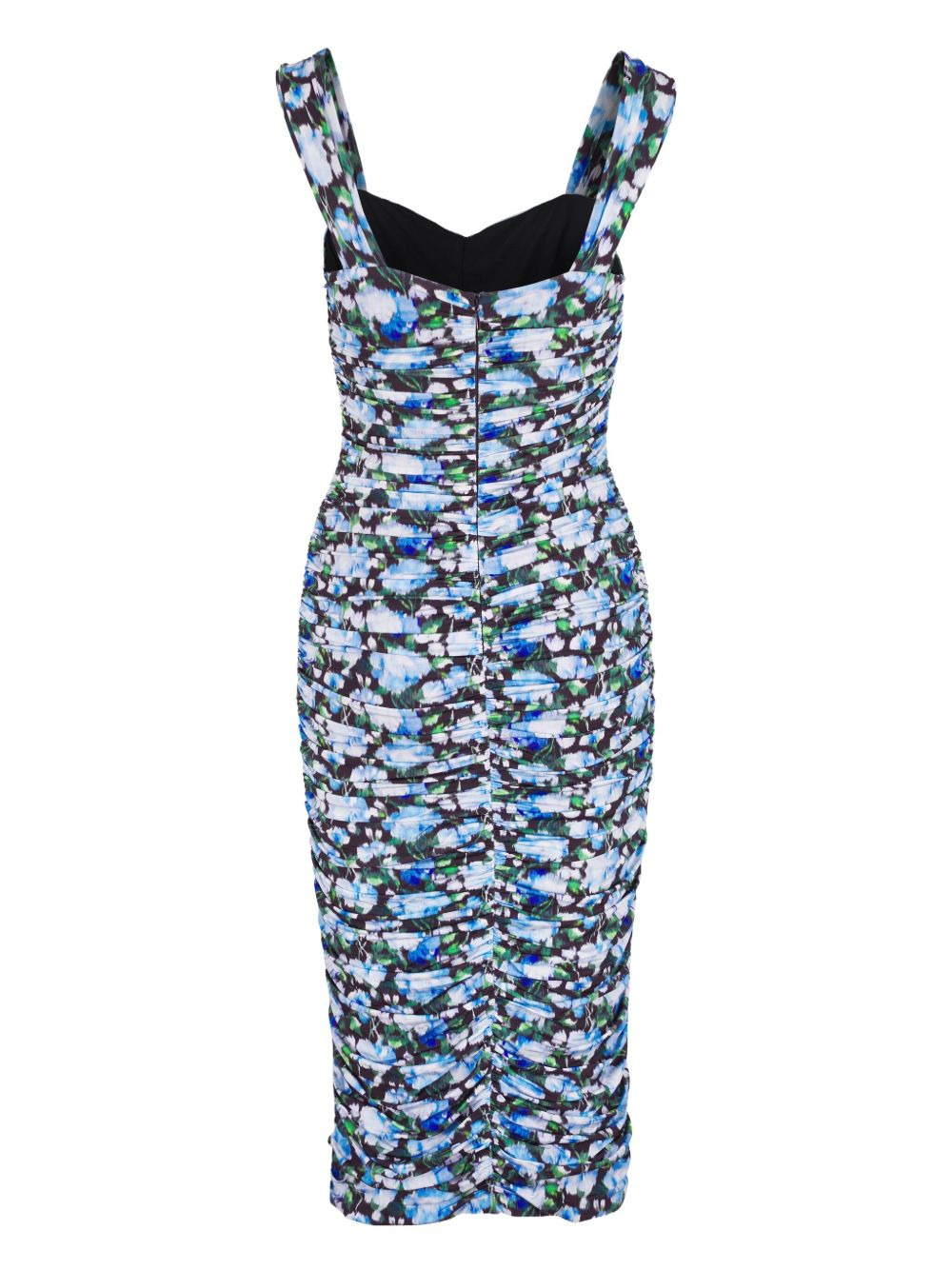 floral-print midi dress - 2