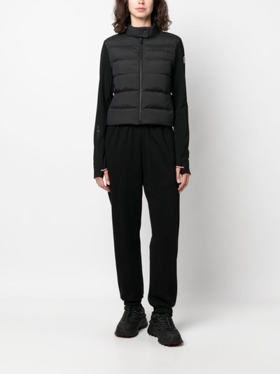 Moncler Grenoble contrasting padded cardigan outlook