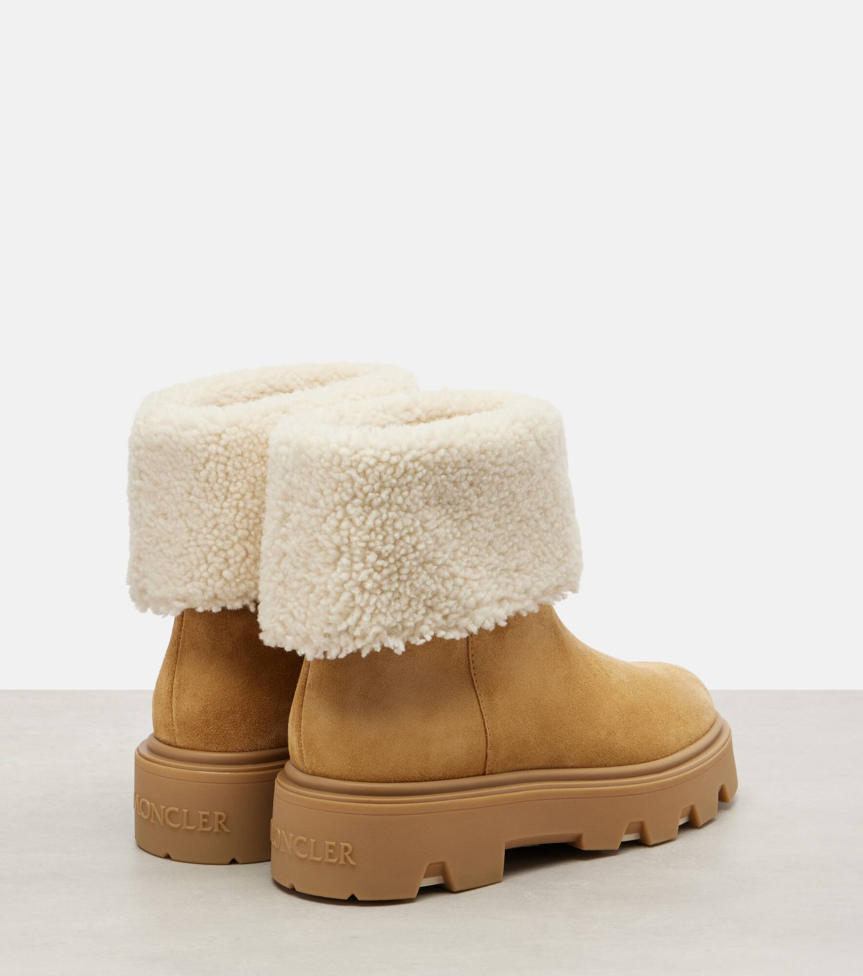Aurea shearling-lined suede ankle boots - 2