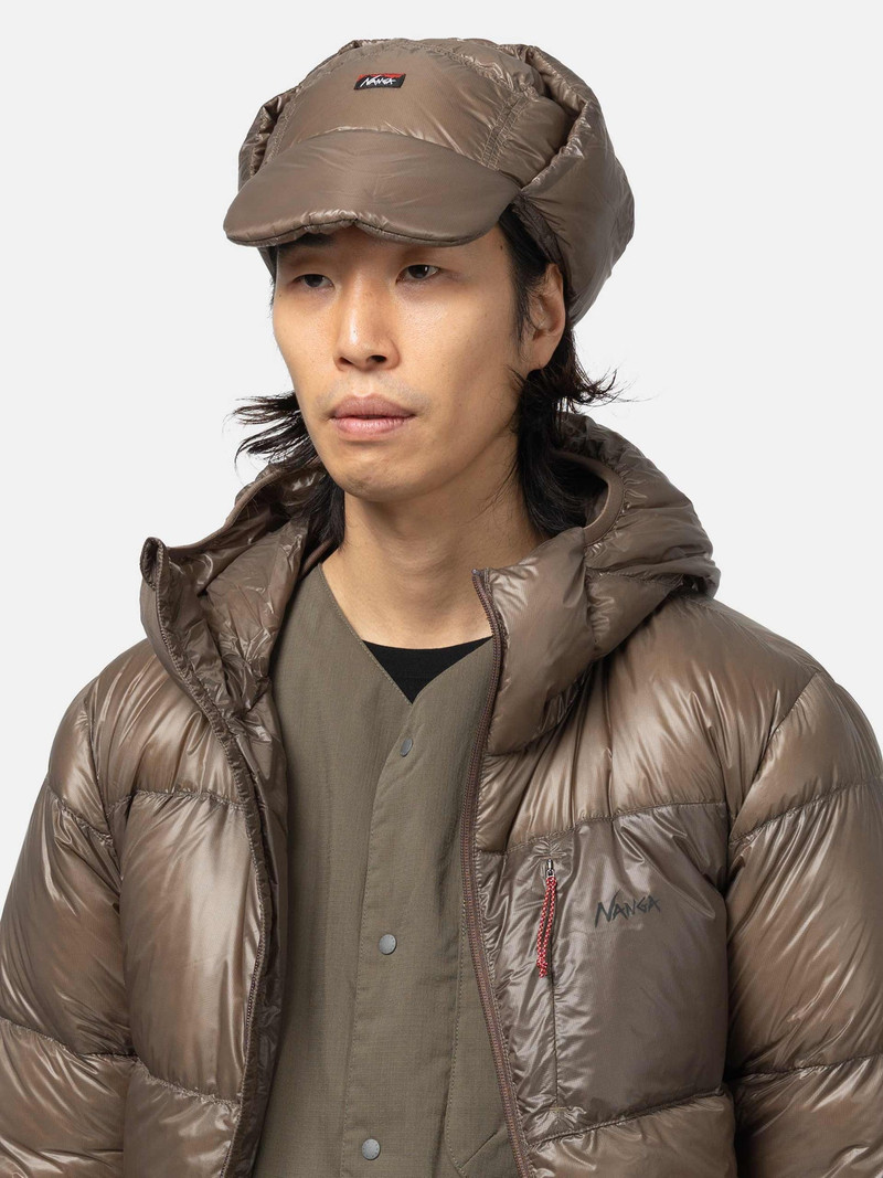 NANGA Mountain Lodge Down Ear Flap Cap Moc outlook